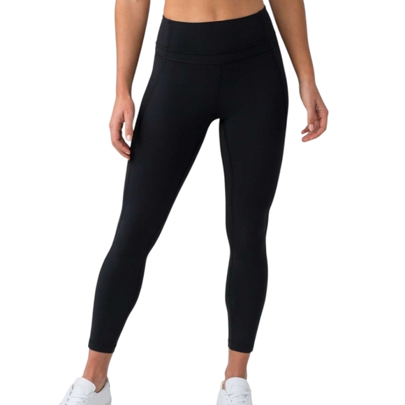 Lululemon Pushing Limits 7/8 Tight (Nulu 25") Black (First Release 6/17) Women 8 - Picture 3 of 11